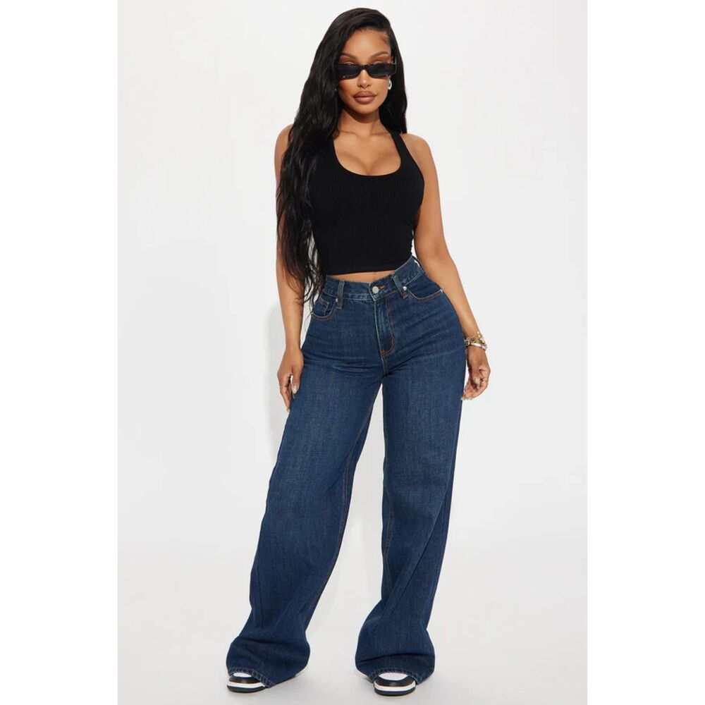 NWT See What I Mean Wide Leg Jeans Fashion Nova Size 16 Plus